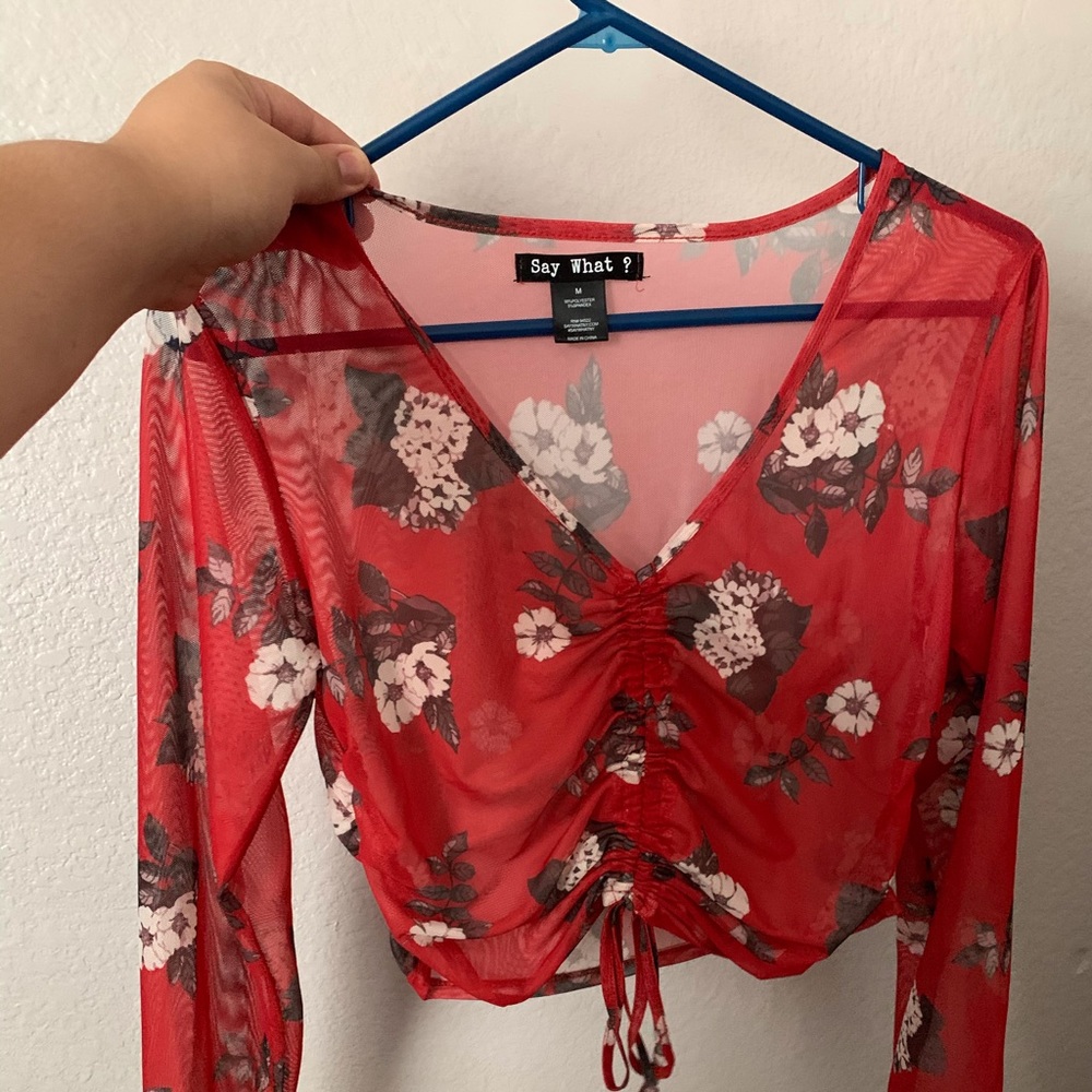 Floral Crop Top